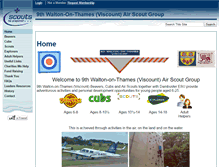 Tablet Screenshot of 9thwaltonscouts.org